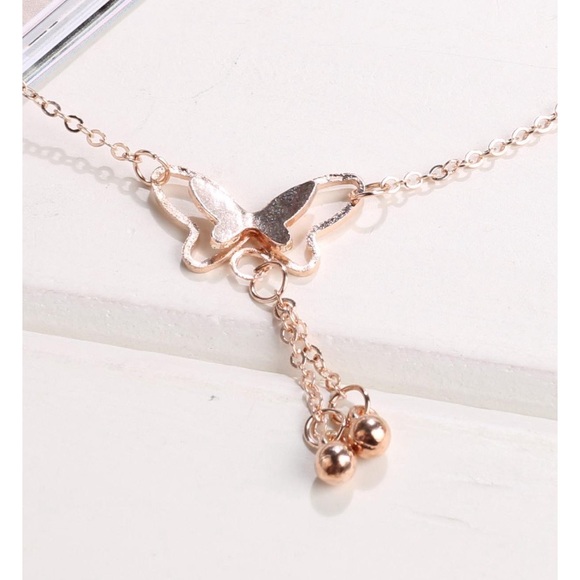 Butterfly ankle bracelet - Picture 5 of 6